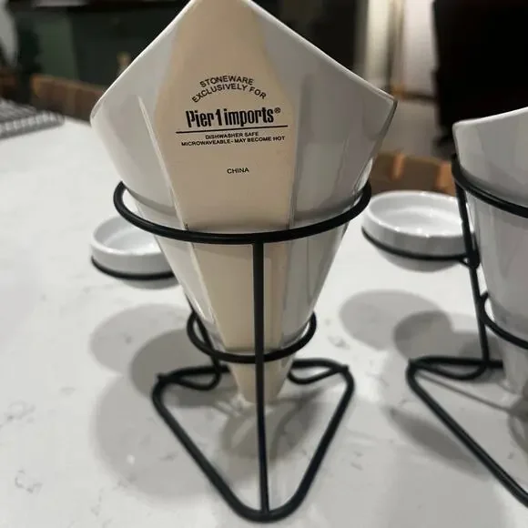 (2) Appetizer Dishes with Saucer - Picture 5 of 7